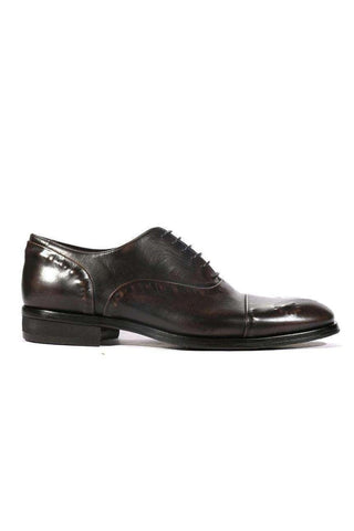 Corvari Gioia Calf-Skin Black Oxfords (COR1011)