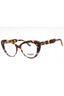 002 - HAVANA WITH VIOLET DOTS/Clear demo lens