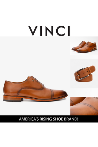 Vinci Gambaha Leather Oxford - Tan