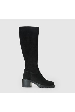 Aquatalia Delilah suede knee high boot in Black - view 1
