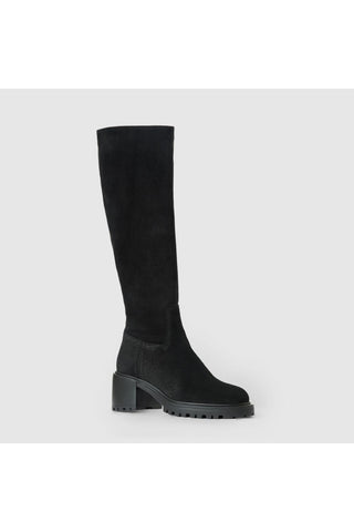 Aquatalia Delilah suede knee high boot in Black - view 2