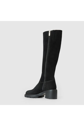 Aquatalia Delilah suede knee high boot in Black - view 4