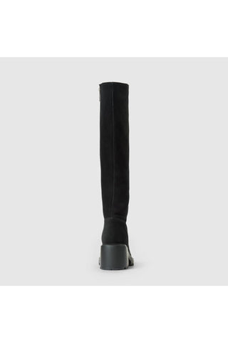 Aquatalia Delilah suede knee high boot in Black - view 6
