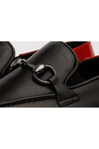 Vinci Maratea Leather Horse-Bit Loafer