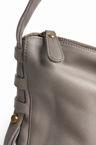 Dellamoda Alessia Leather Hobo Bag