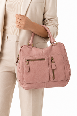 Dellamoda Charlotte Leather Satchel