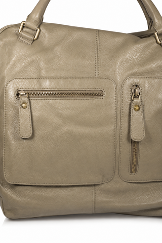 Dellamoda Charlotte Leather Satchel