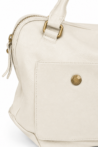 Dellamoda Olivia Leather Satchel Handbag