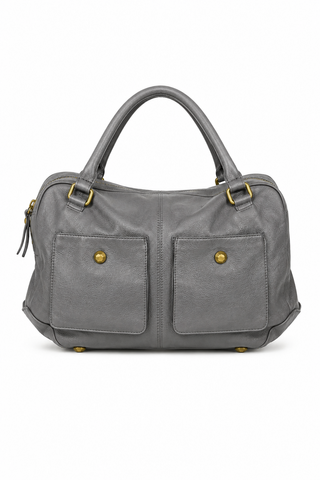 Dellamoda Olivia Leather Satchel Handbag