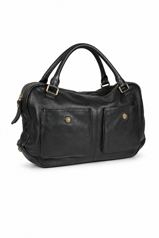 Dellamoda Olivia Leather Satchel Handbag