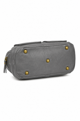 Dellamoda Olivia Leather Satchel Handbag