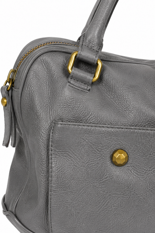 Dellamoda Olivia Leather Satchel Handbag