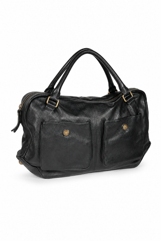 Dellamoda Olivia Leather Satchel Handbag