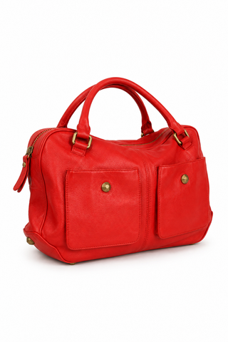 Dellamoda Olivia Leather Satchel Handbag