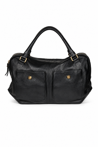 Dellamoda Olivia Leather Satchel Handbag