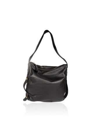 Dellamoda TS10-09 Piper Leather Hobo Bag