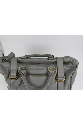 Dellamoda TS10-19 Leather Satchel Bag-Dellamoda