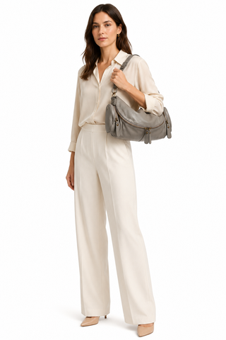 Dellamoda "The Sofia" Leather Satchel Bag