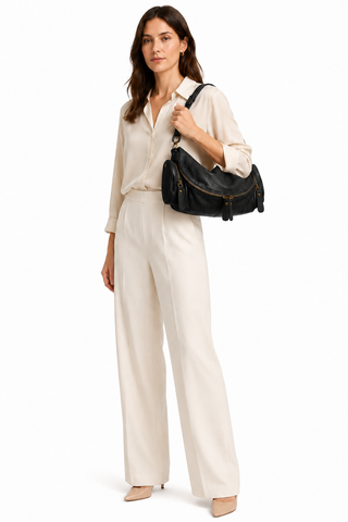 Dellamoda "The Sofia" Leather Satchel Bag