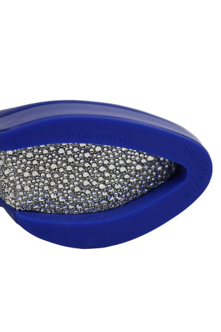 Delourier Lambskin Leather Crystalized High-Heel Flatform (DLR1000)-AmbrogioShoes