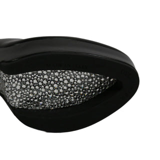 Delourier Lambskin Leather Crystalized High-Heel Flatform (DLR1000)-AmbrogioShoes