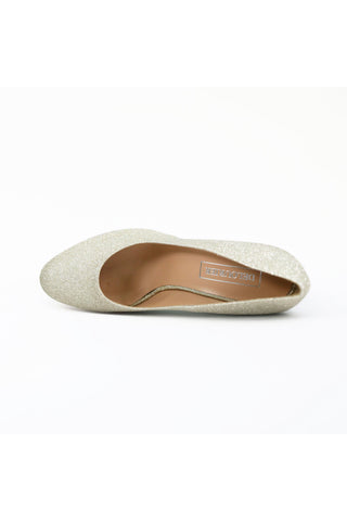 Delourier Lambskin Leather Crystalized High-Heel Flatform (DLR1000)