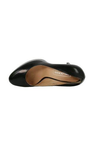 Delourier Lambskin Leather Crystalized High-Heel Flatform (DLR1000)