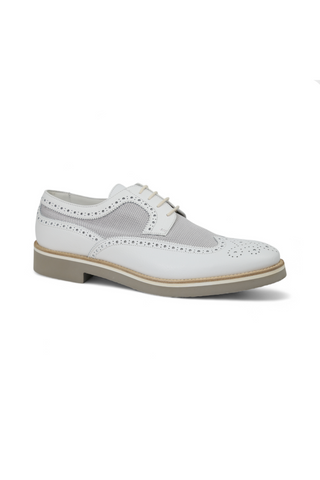 Dino Bigioni Alce Dollaro Bianco White Oxfords (DB1004)