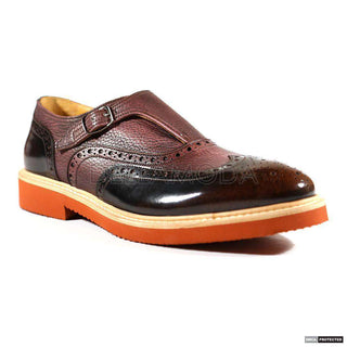 Dino Bigioni Shoes Mens Italian Shade Fume Brown Loafers (DB1006)-AmbrogioShoes