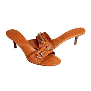 Dior shoes "MY DIOR" Sandals Mule Orange-Rust (CDW67)-AmbrogioShoes