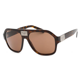 Dolce & Gabbana 0DG4433 Sunglasses Havana / Dark Brown-AmbrogioShoes