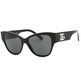 Dolce & Gabbana 0DG4449 Sunglasses Black / Dark Grey Women's-AmbrogioShoes