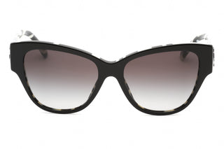 Dolce & Gabbana 0DG4449 Sunglasses Black On Zebra Print / Grey Gradient-AmbrogioShoes