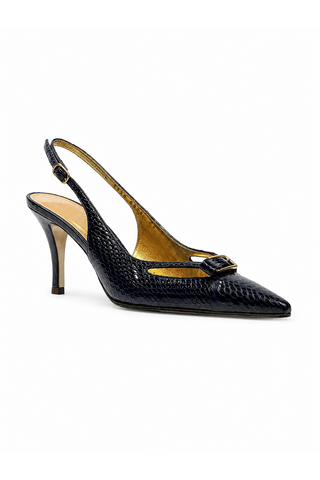 Dolce & Gabbana 3920 Blue Python Skin Pump (DGW14)