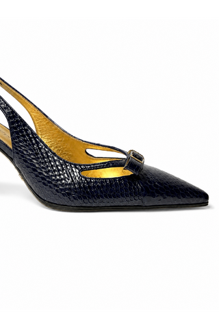 Dolce & Gabbana 3920 Blue Python Skin Pump (DGW14)