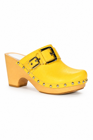 Dolce & Gabbana 4754 Yellow Leather High-Heel Sandals (DGW55)