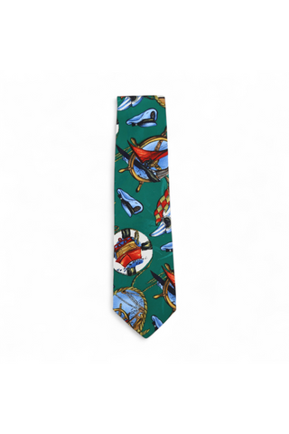 Dolce & Gabbana D&G Necktie Men's Ties Sailors Green Tie (DGT878)