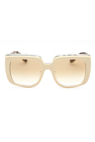 Dolce & Gabbana DG4414F Sunglasses White Leo/Gradient Light Brown