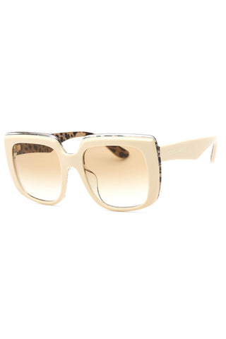 Dolce & Gabbana DG4414F Sunglasses White Leo/Gradient Light Brown