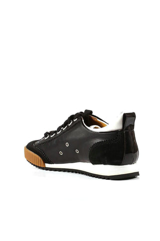 Dsquared2 Black Multi-Material Lace Up Sneakers (DSM06)