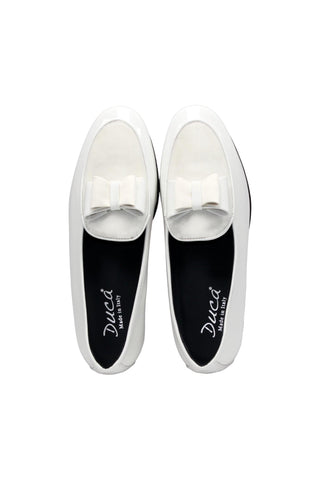 Duca Amalfi Velvet / Leather Loafers-AmbrogioShoes