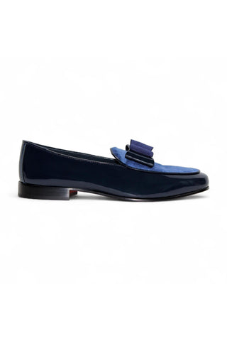 Duca Amalfi Velvet / Leather Loafers-AmbrogioShoes