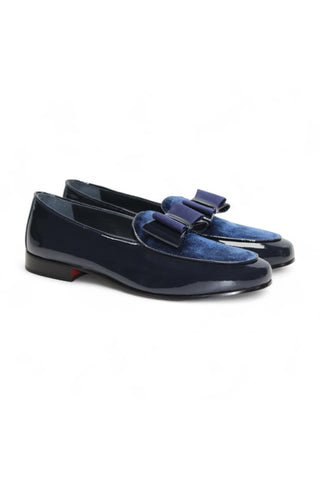 Duca Amalfi Velvet / Leather Loafers-AmbrogioShoes