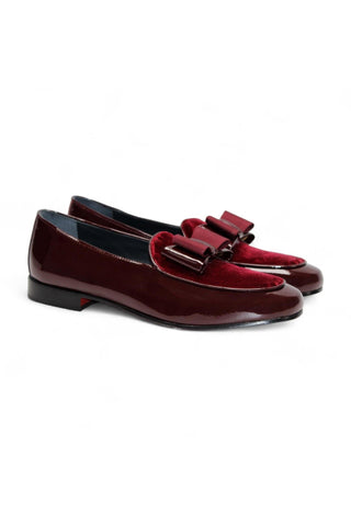 Duca Amalfi Velvet / Leather Loafers-AmbrogioShoes