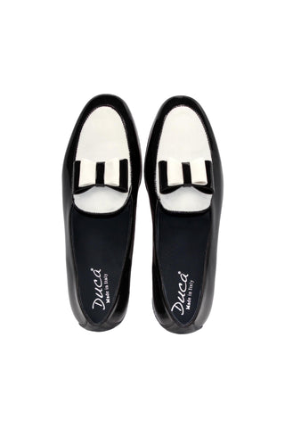 Duca Amalfi Velvet / Leather Loafers-AmbrogioShoes