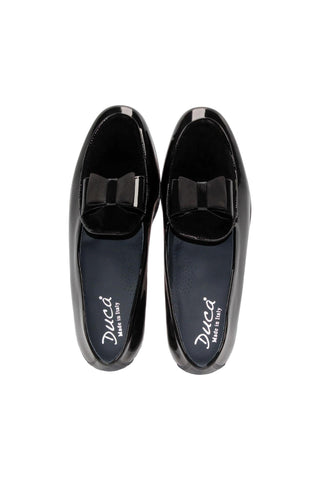 Duca Amalfi Velvet / Leather Loafers-AmbrogioShoes