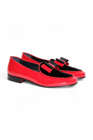 Duca Amalfi Velvet / Leather Loafers-AmbrogioShoes