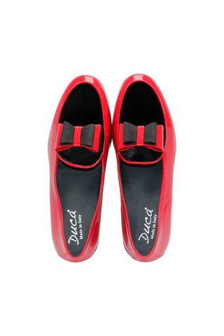 Duca Amalfi Velvet / Leather Loafers-AmbrogioShoes