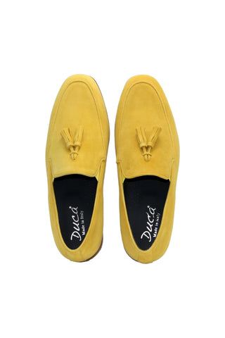 Duca Anzio Suede Tassel Loafer (D1179)-AmbrogioShoes