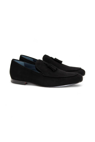 Duca Anzio Suede Tassel Loafer (D1179)-AmbrogioShoes